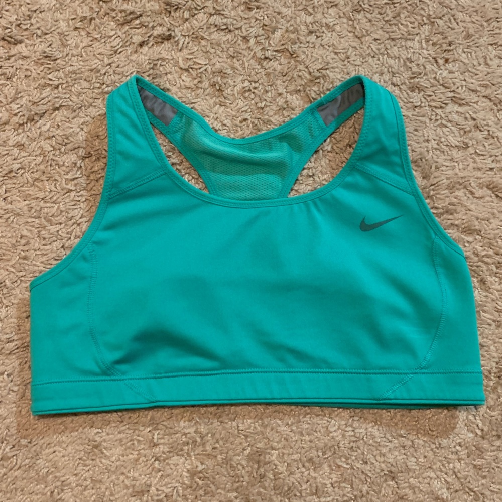 Nike Dri-Fit turquoise sports bra